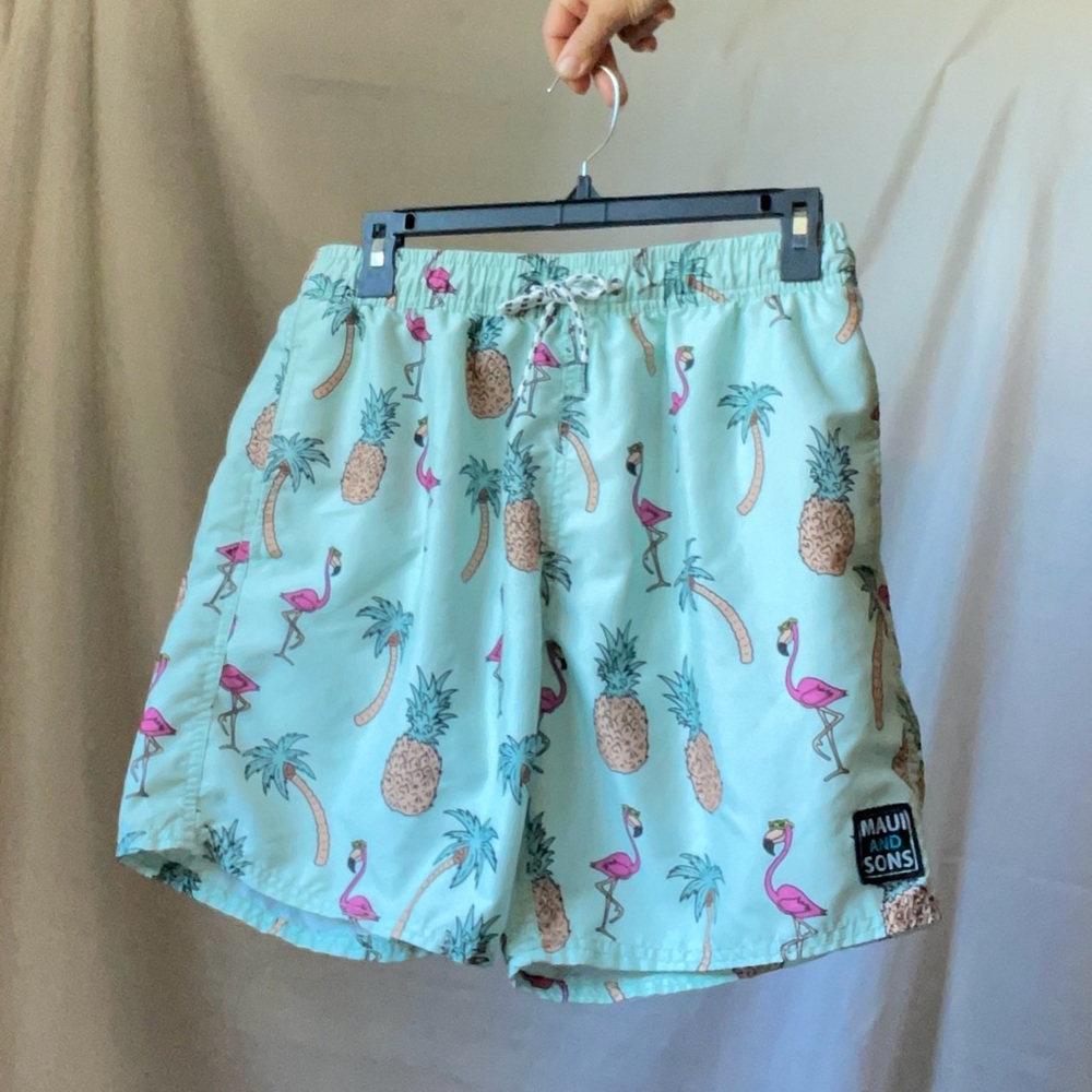 Maui and Sons swim trunks, size S